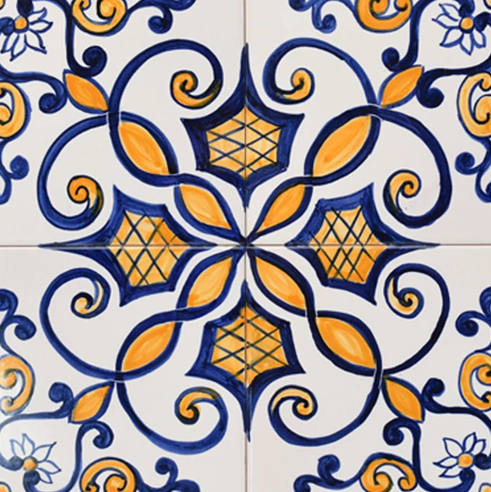 Panneau d'azulejos 28x28cm