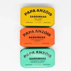 Papa Anzóis I Conserve de sardines à l'huile d'olive vierge extra biologique