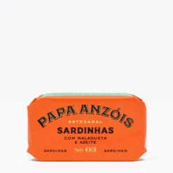 Papa Anzóis I Conserve de sardines à l'huile d'olive vierge et au piment Malagueta
