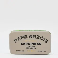 Papa Anzóis I Conserve de sardines fumées à l'huile d'olive vierge