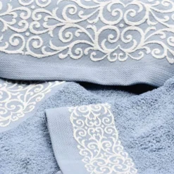 Parure de bain 3 pièces - Bleu moyen
