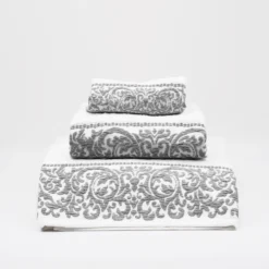 Parure de bain 3 pièces - Gris