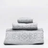 Parure de bain 3 pièces - Gris clair