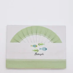 Parure de lit bébé "Sardinhas" - Vert