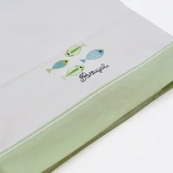 Parure de lit bébé "Sardinhas" - Vert