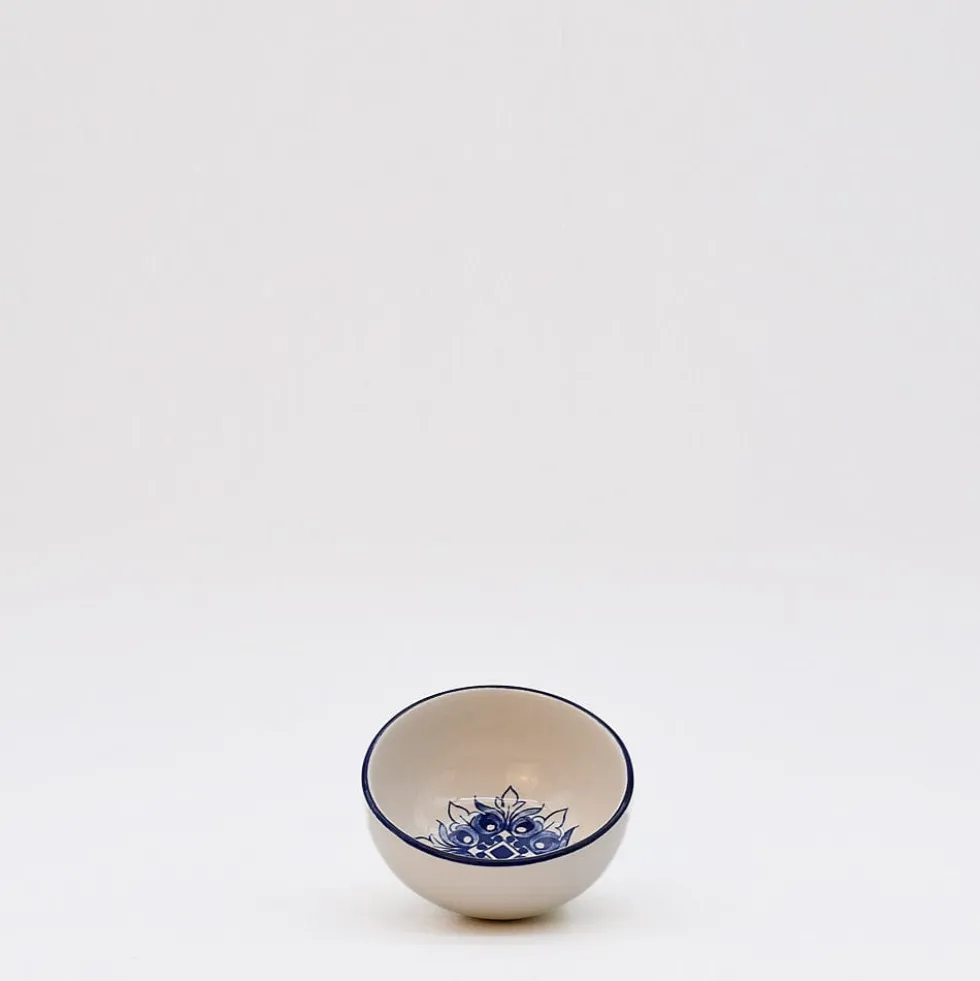Petit bol en céramique "Brasão" 8cm - Bleu