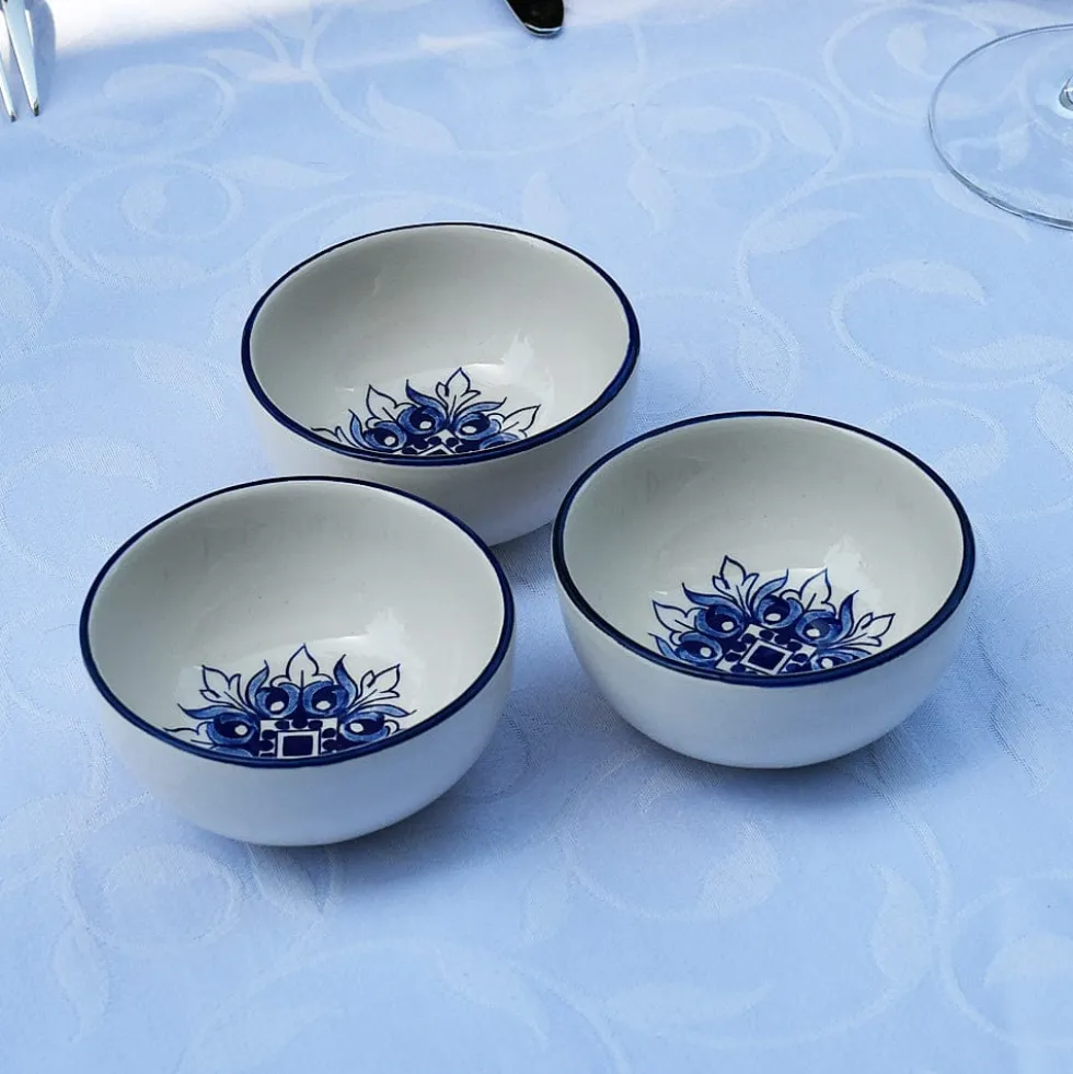 Petit bol en céramique "Brasão" 8cm - Bleu