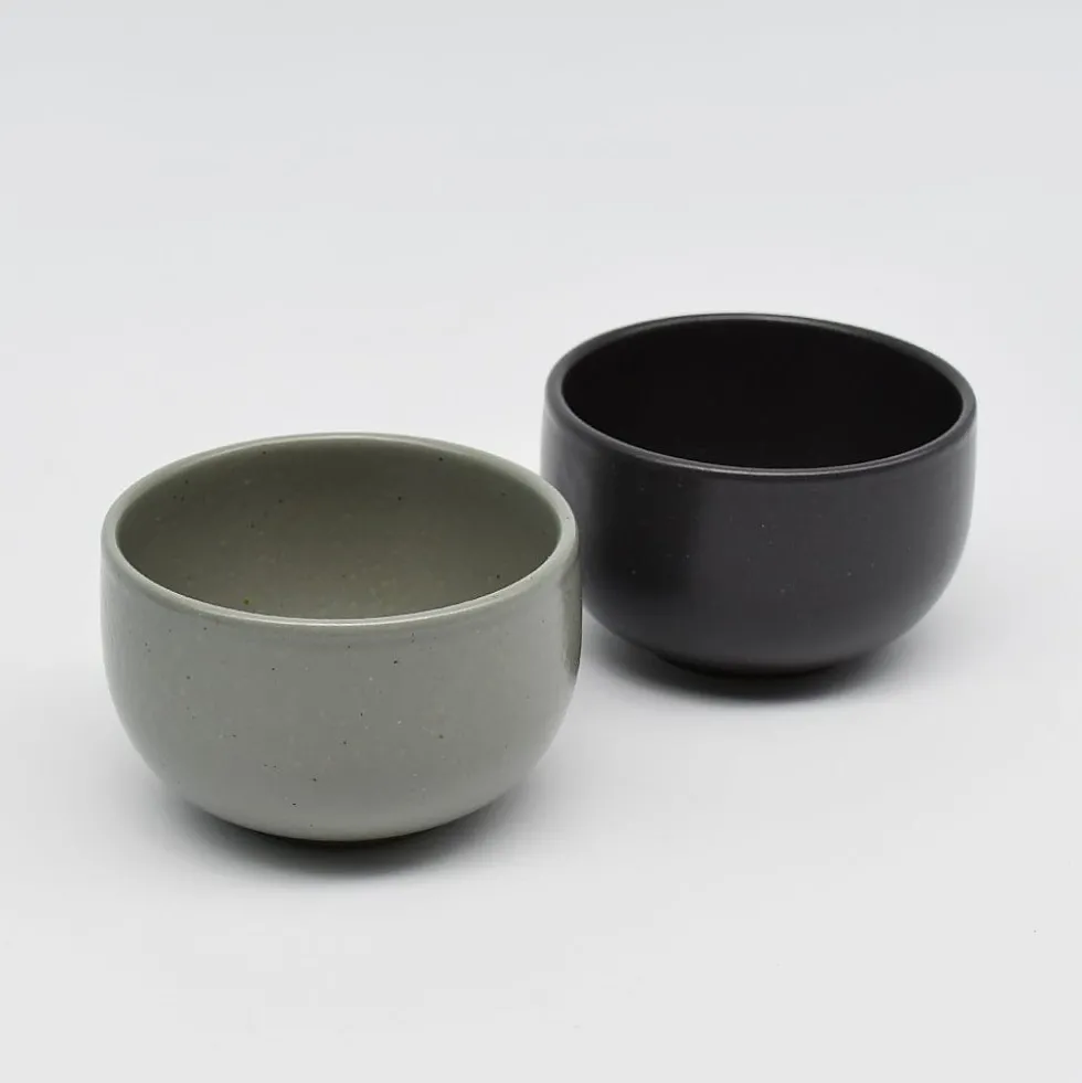 Petit bol en grès “Pacifica" - Anthracite