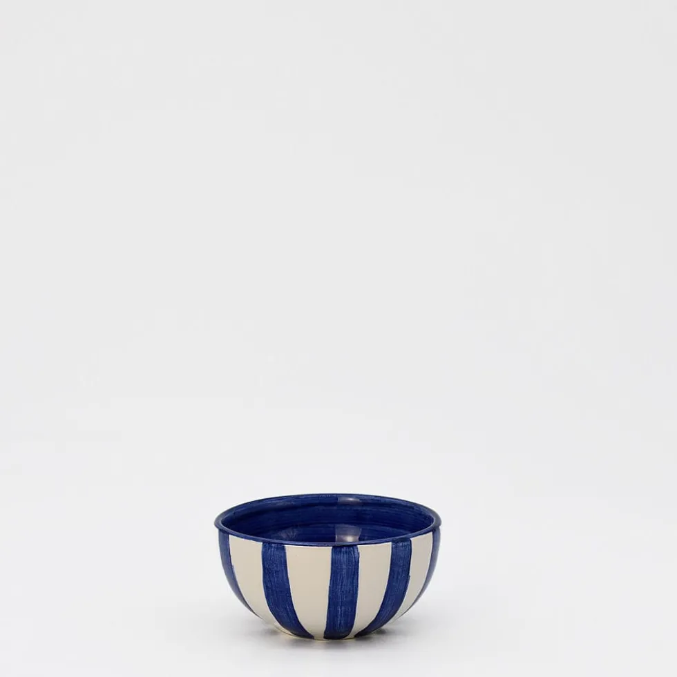 Petit bol rayé "Costa Nova Mar" - Bleu