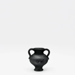 Petite amphore en terre cuite noire de Bisalhães - 9cm