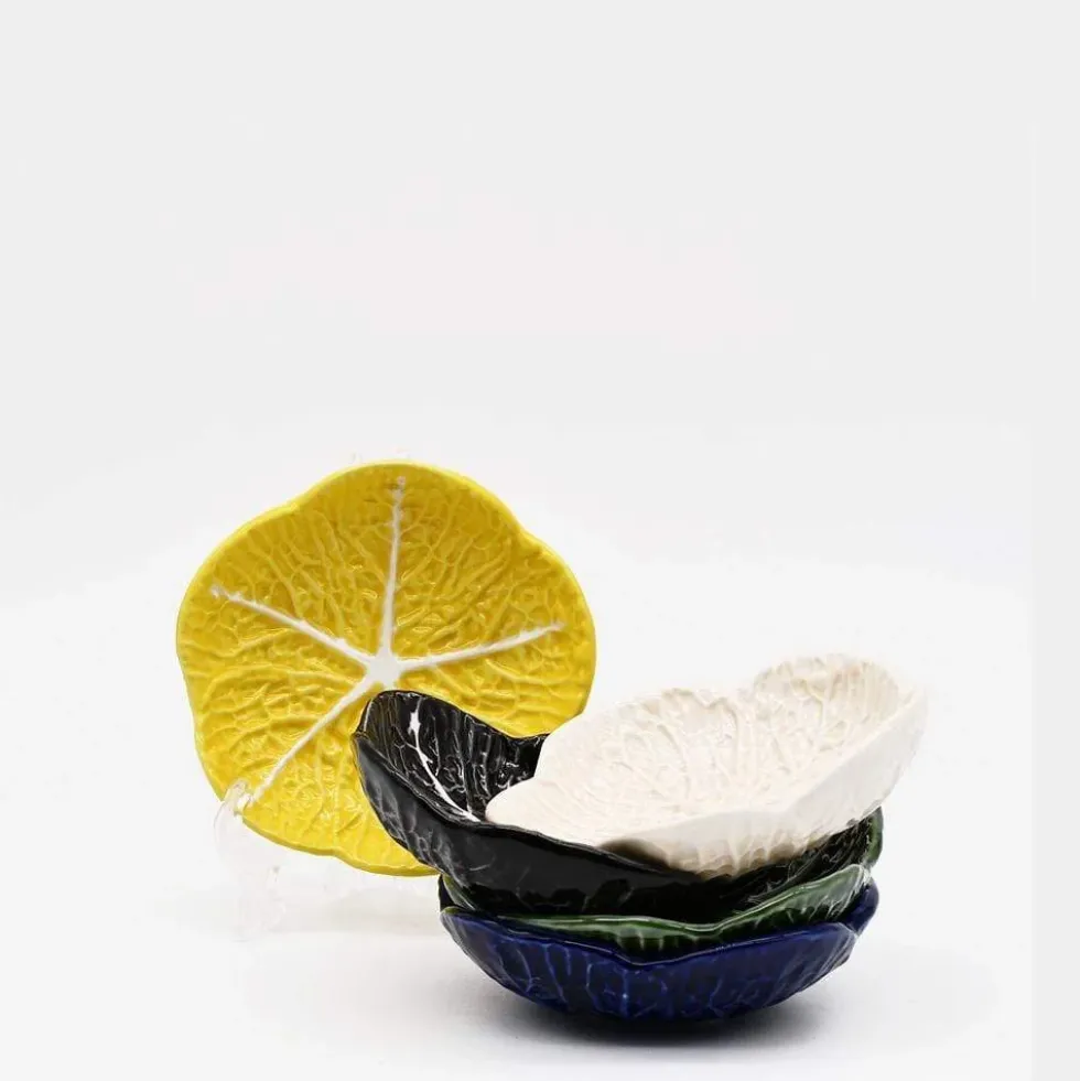 Petite assiette en céramique en forme de chou - 12 cm