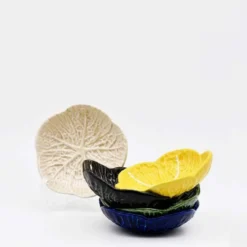 Petite assiette en céramique en forme de chou - 12 cm