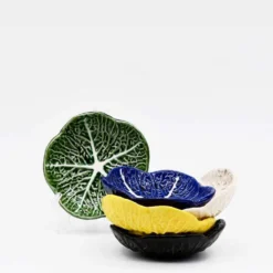 Petite assiette en céramique en forme de chou - 12 cm