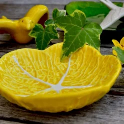 Petite assiette en céramique en forme de chou - 12 cm