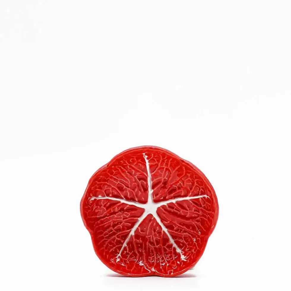 Petite assiette en céramique en forme de chou - 12 cm