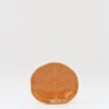 Petite assiette en grès en forme de chou 13cm - Orange