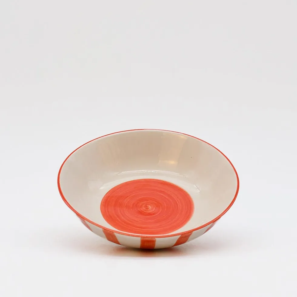 Petite coupe rayée "Costa Nova Mar" - Rouge