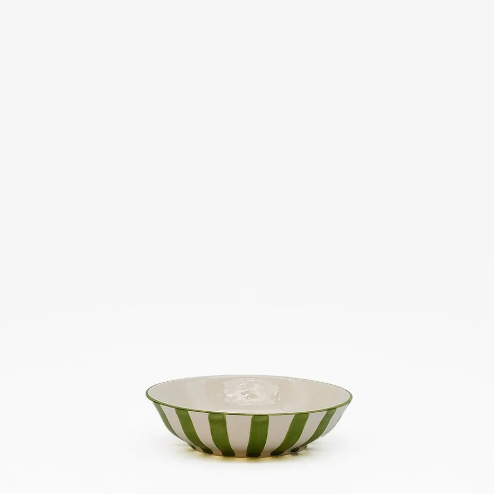 Petite coupe rayée "Costa Nova Mar" - Vert