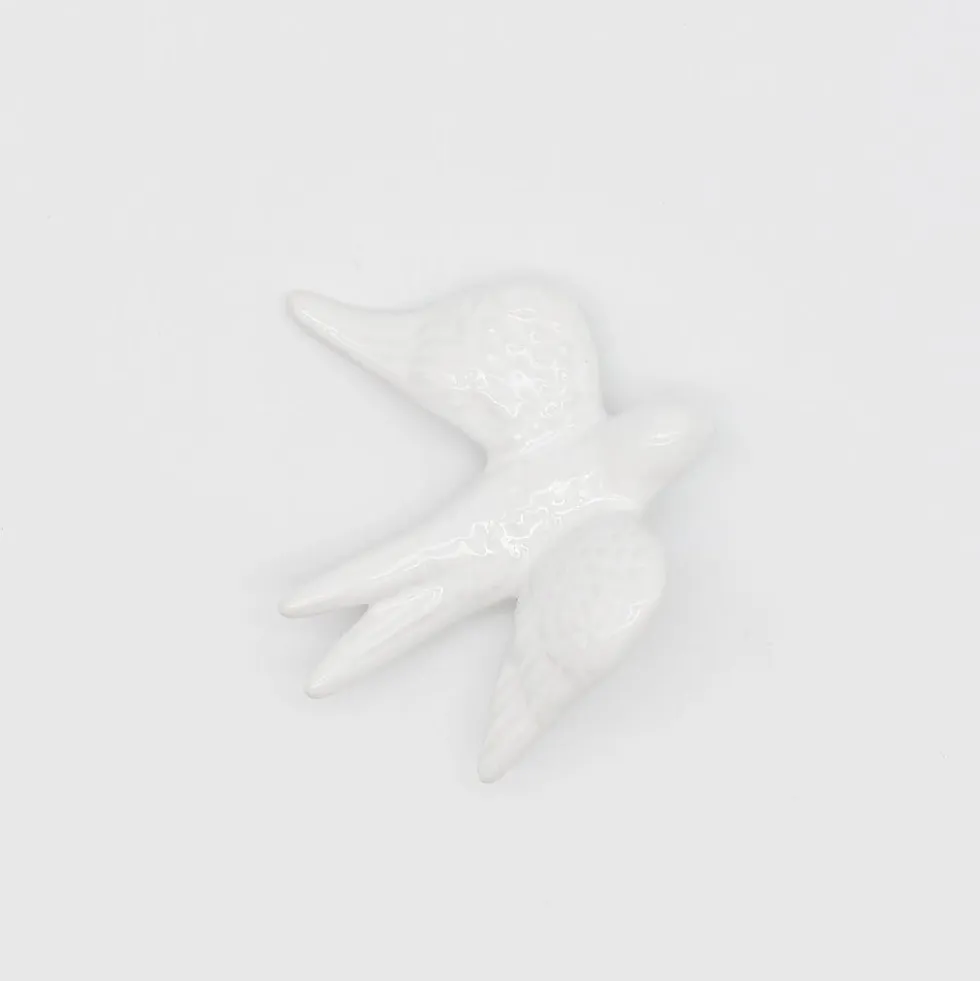 Petites hirondelles en céramique 8cm - 20 couleurs