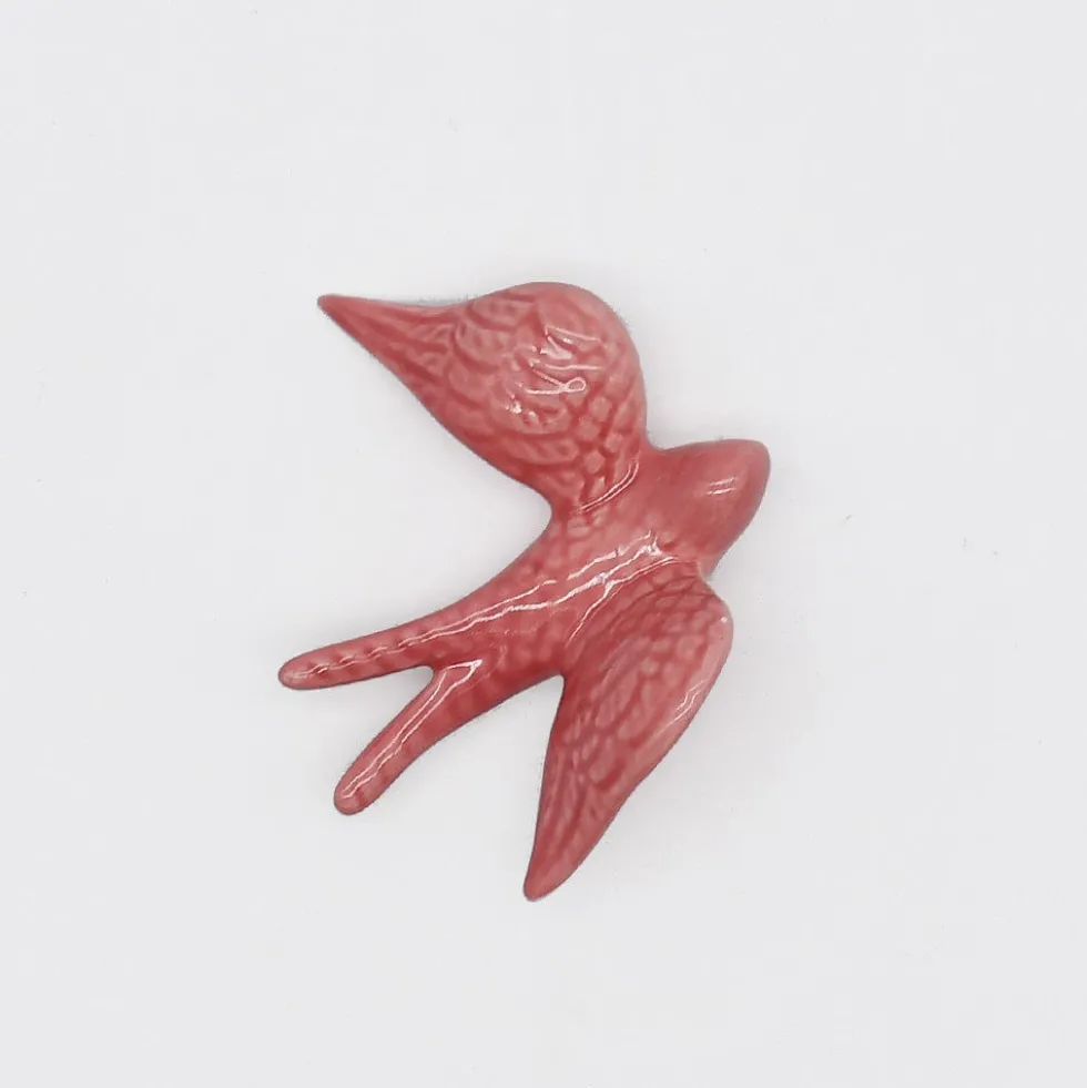 Petites hirondelles en céramique 8cm - 20 couleurs
