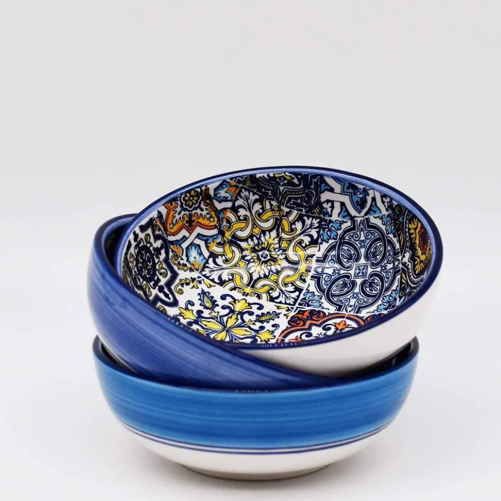 Petit plat de service creux "Azulejos" - 13 cm