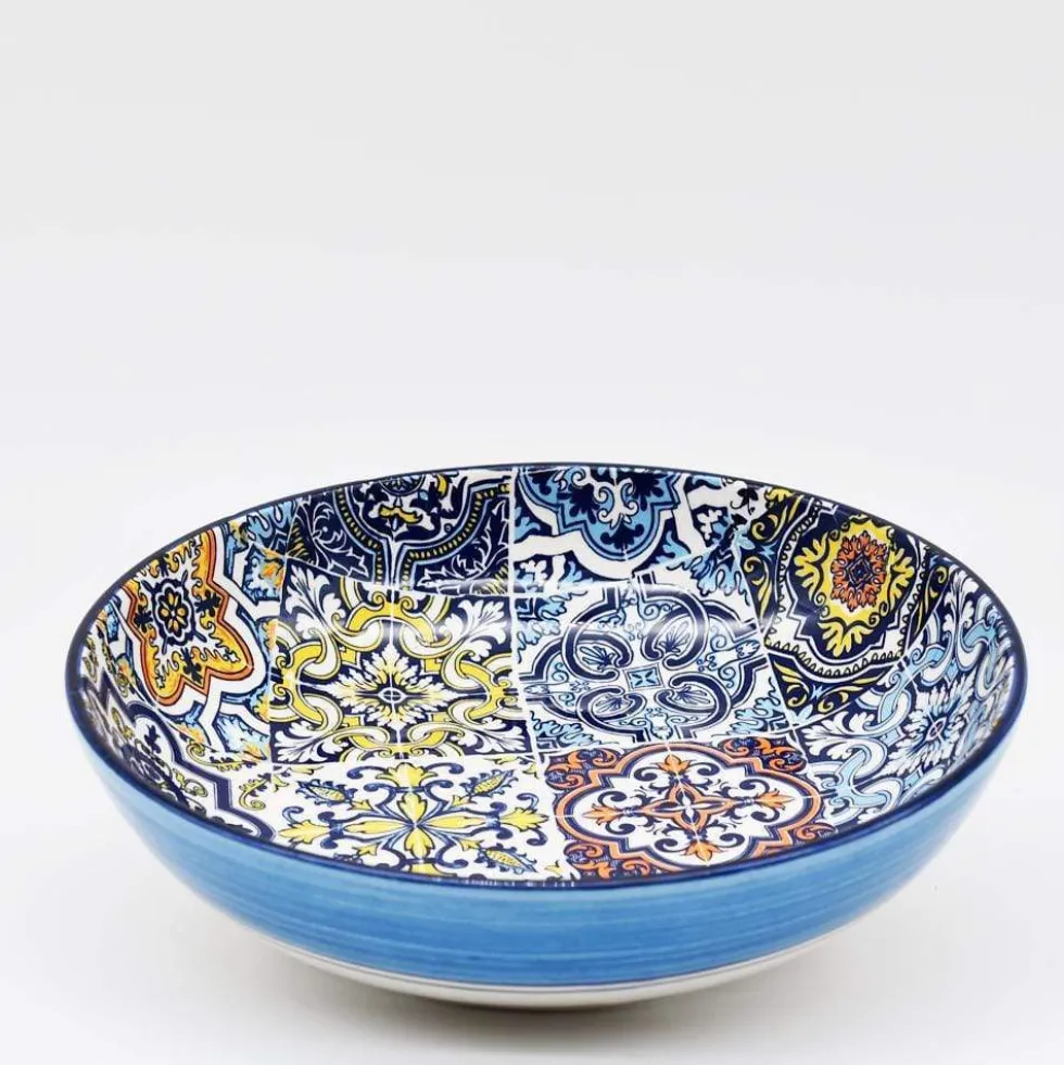 Petit plat de service creux "Azulejos" - 19 cm