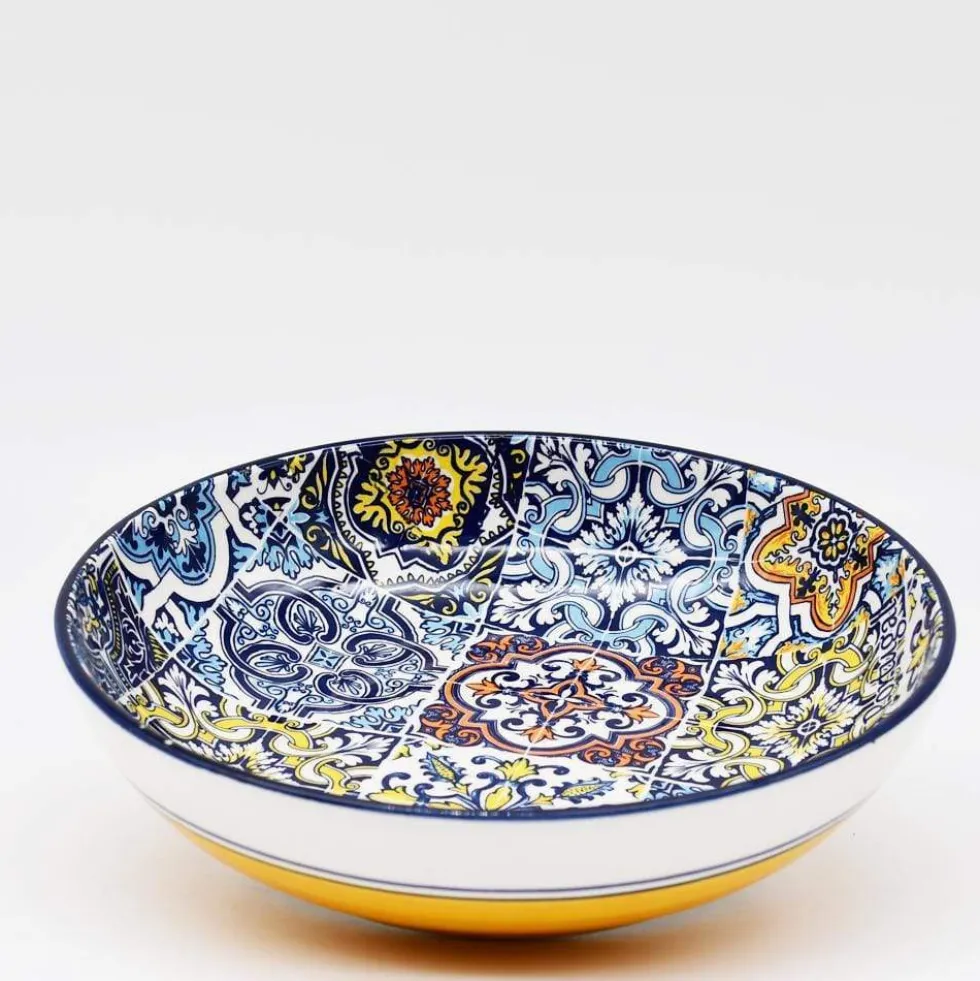 Petit plat de service creux "Azulejos" - 19 cm
