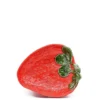 Petit plat de service en céramique en forme de fraise