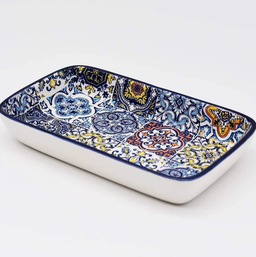 Petit plat de service en céramique "Azulejos"