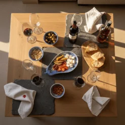 Petit plat de service en céramique de Coimbra