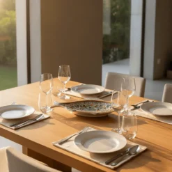 Petit plat de service en céramique de Coimbra - 30cm