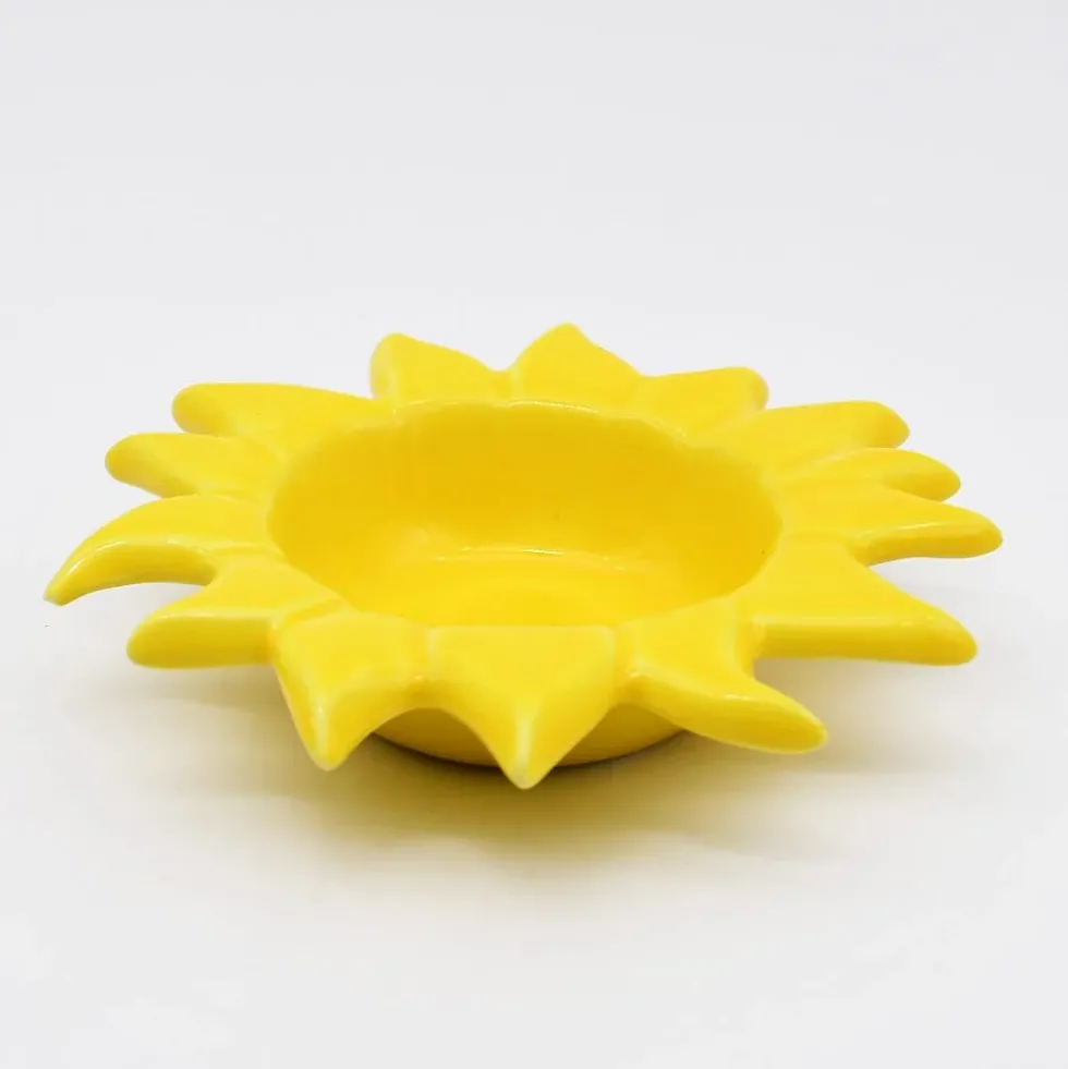 Petit plat en céramique "Sol" - Jaune
