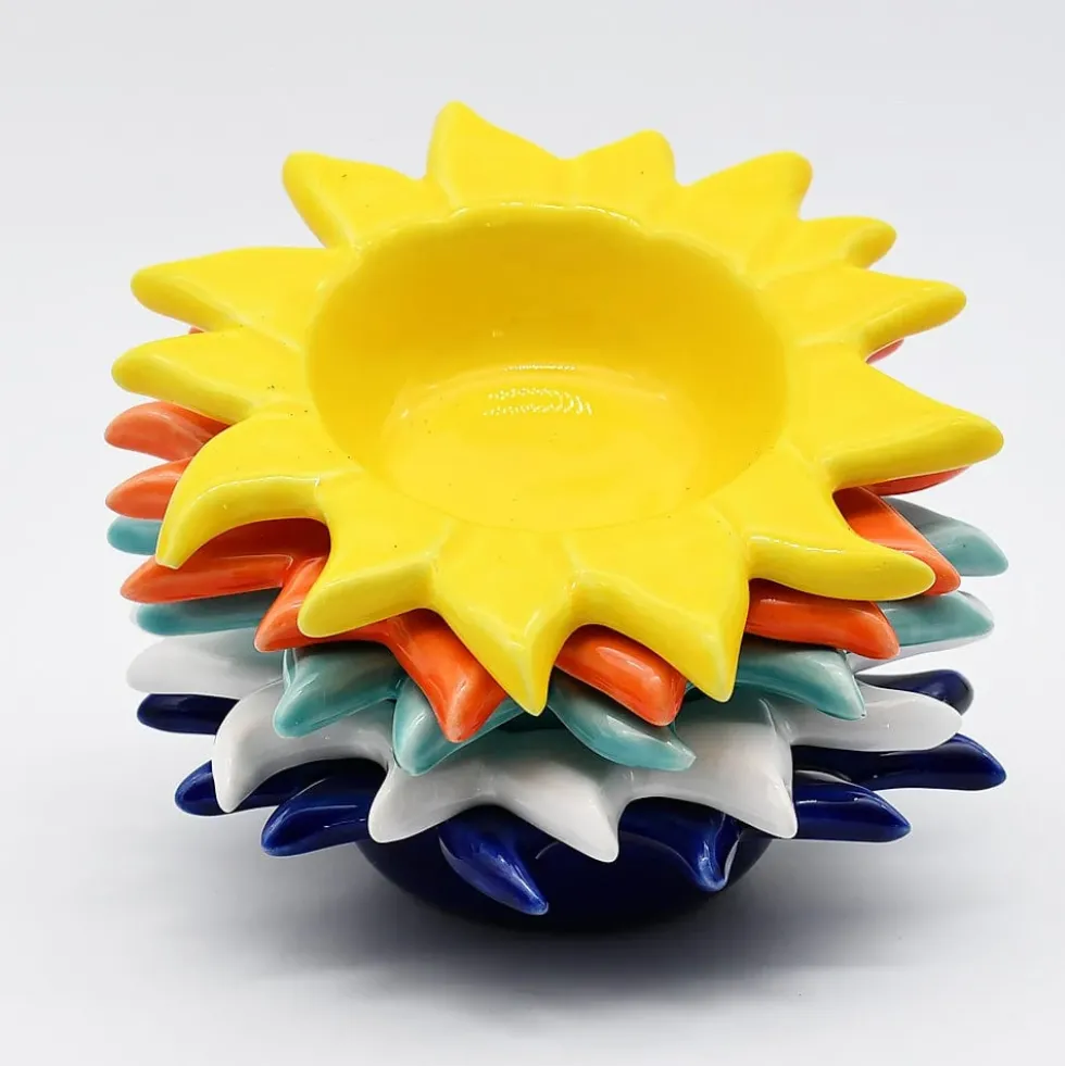 Petit plat en céramique "Sol" - Jaune