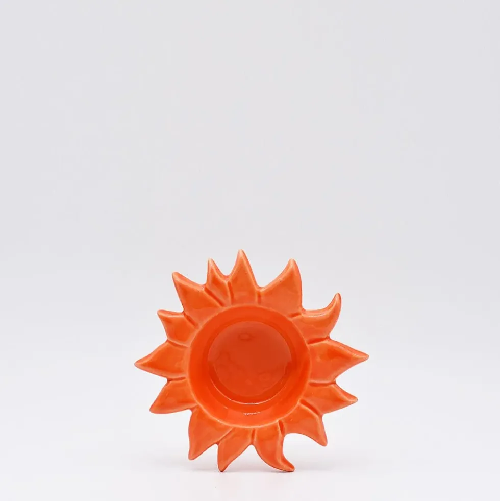 Petit plat en céramique "Sol" - Orange