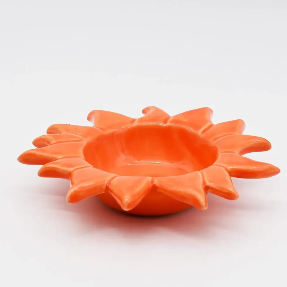 Petit plat en céramique "Sol" - Orange