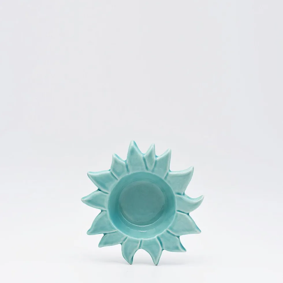 Petit plat en céramique "Sol" - Turquoise