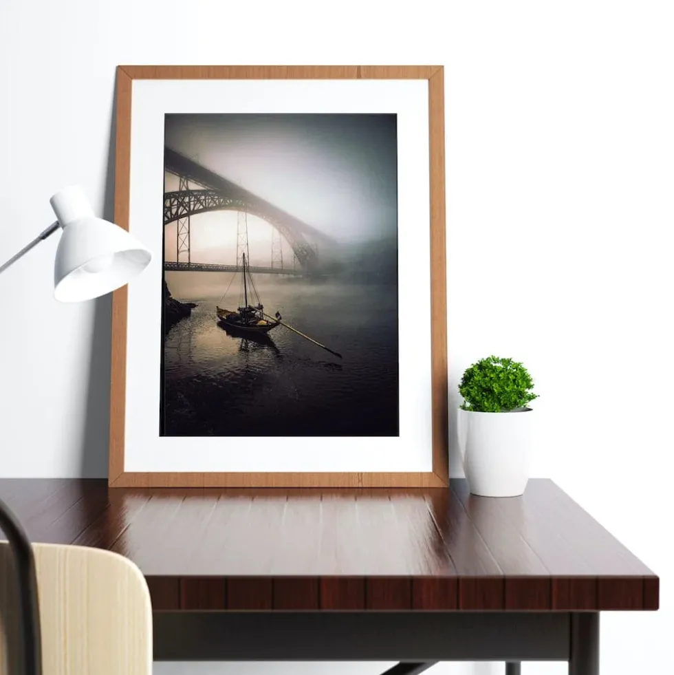 Photo d'art signée "Cais da Ribeira"