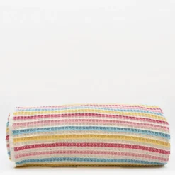 Plaid Couvre-lit en coton 240x200 - Rose