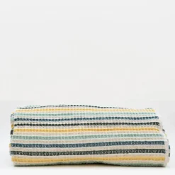 Plaid Couvre-lit en coton 240x200 - Turquoise
