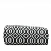 Plaid en coton "Hexa" - Noir
