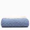 Plaid en coton "Losango" - Bleu Cobalt