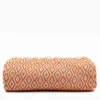 Plaid en coton "Losango" - Orange
