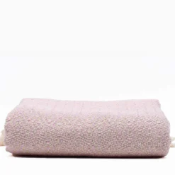 Plaid en coton "Losango" - Rose