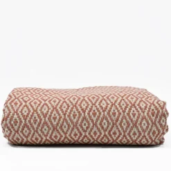 Plaid en coton "Losango" - Terracotta
