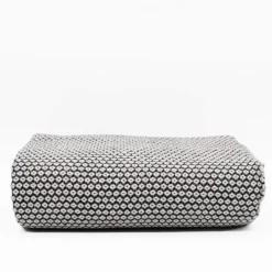 Plaid en coton "Ponto" - Gris clair