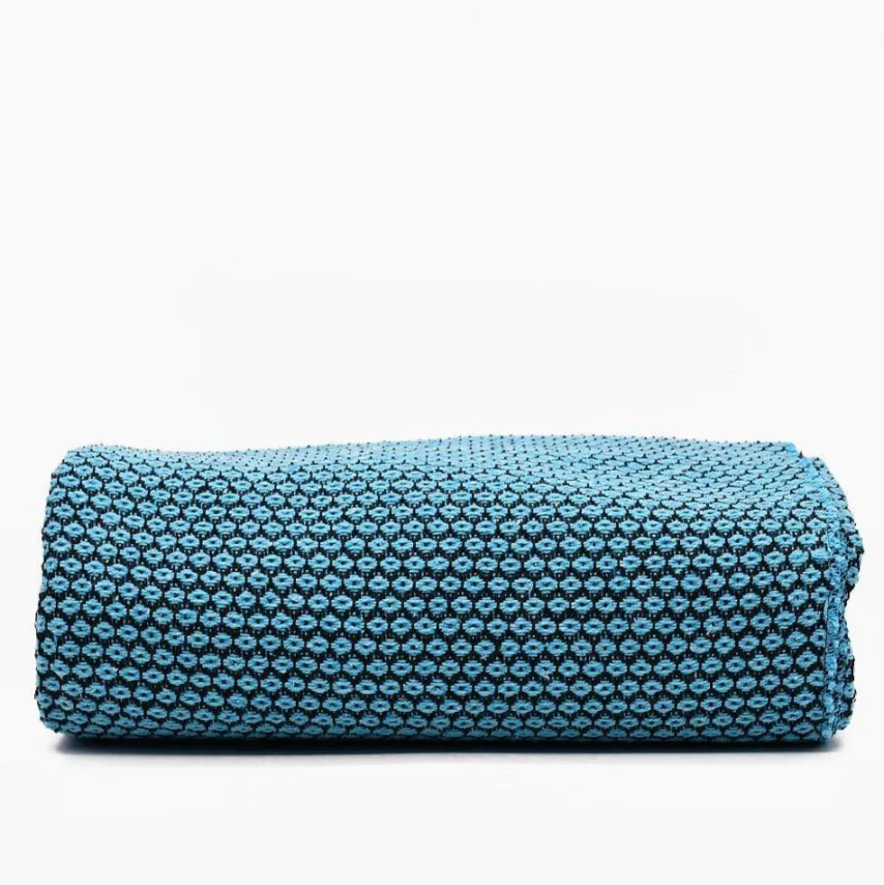 Plaid en coton "Ponto" - Turquoise