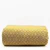 Plaid en laine "Real" - Jaune