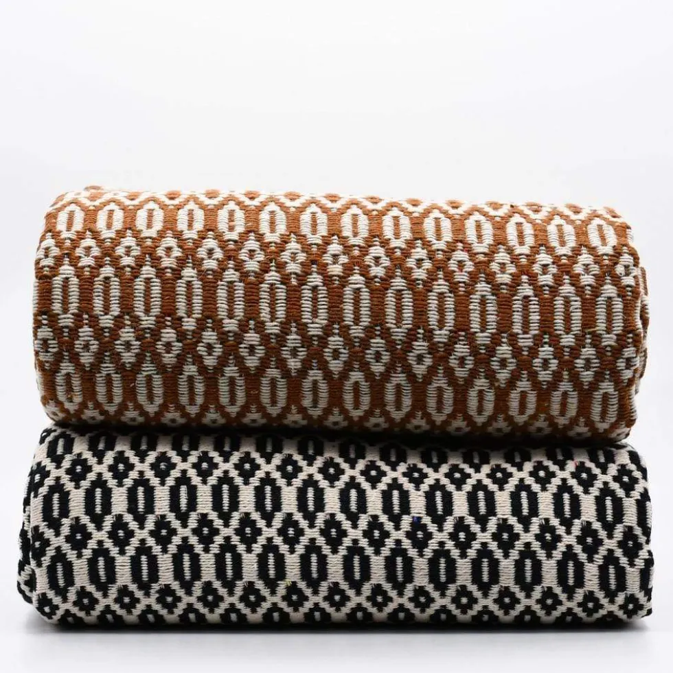Plaid en laine "Real" - Noir