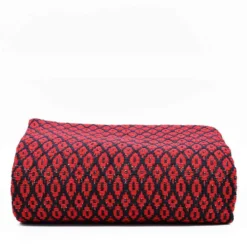 Plaid en laine "Real" - Rouge