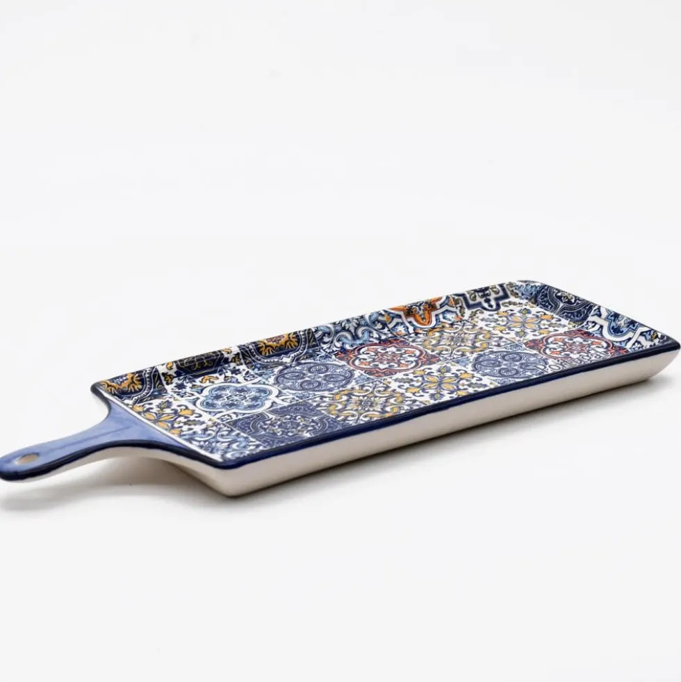 Plat de service en céramique "Azulejos"